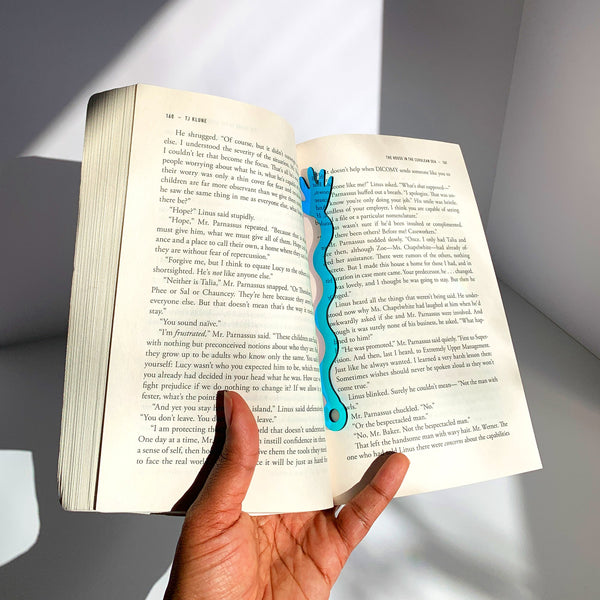 Colorful Sticky Hand Lasercut Acrylic Bookmark - 5