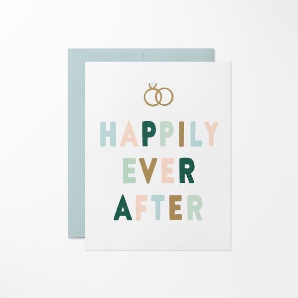 Happily Ever After Wedding or Engagement Card - 1