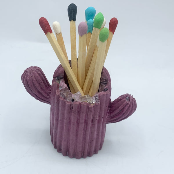 Cactus Match Stick Holder - 4