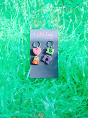 Marshmallow Charm Earrings - 1