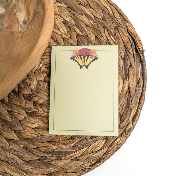Yellow Butterfly Notepad - 2