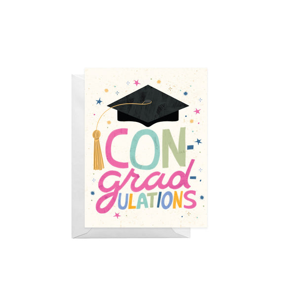 Con-GRAD-ulations Greeting Card - 1