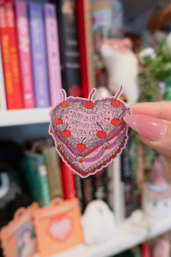 It's a Good Day To Read Vinyl Sticker