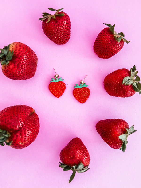 Strawberry Earrings