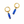 Load image into Gallery viewer, 611fc05e3c4ce80992caae23_blue-stone-charm-dangle-huggies_1791496608957.png
