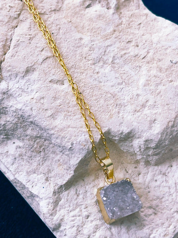 Geode for Love Necklace