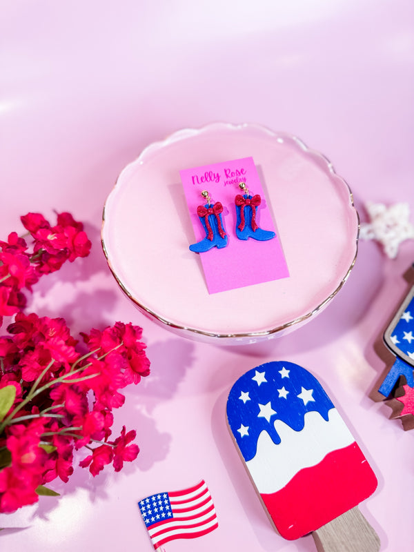 Cowgirl Boot Earrings