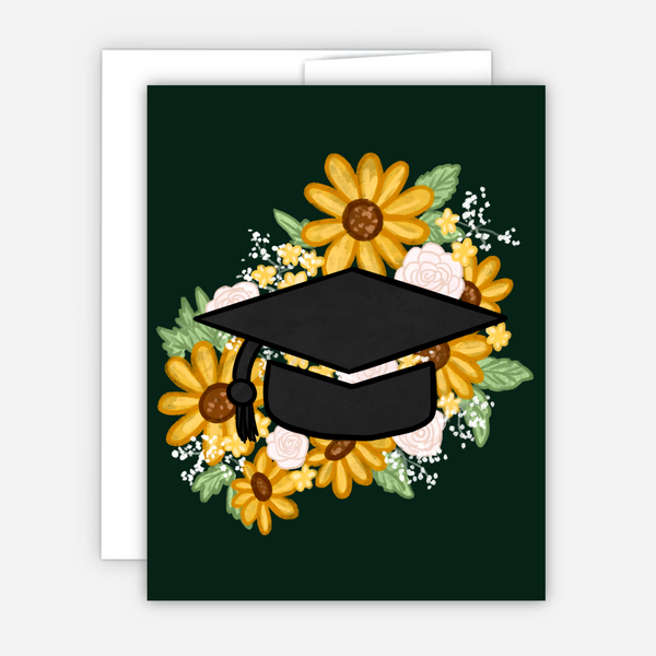 Graduation Floral Card