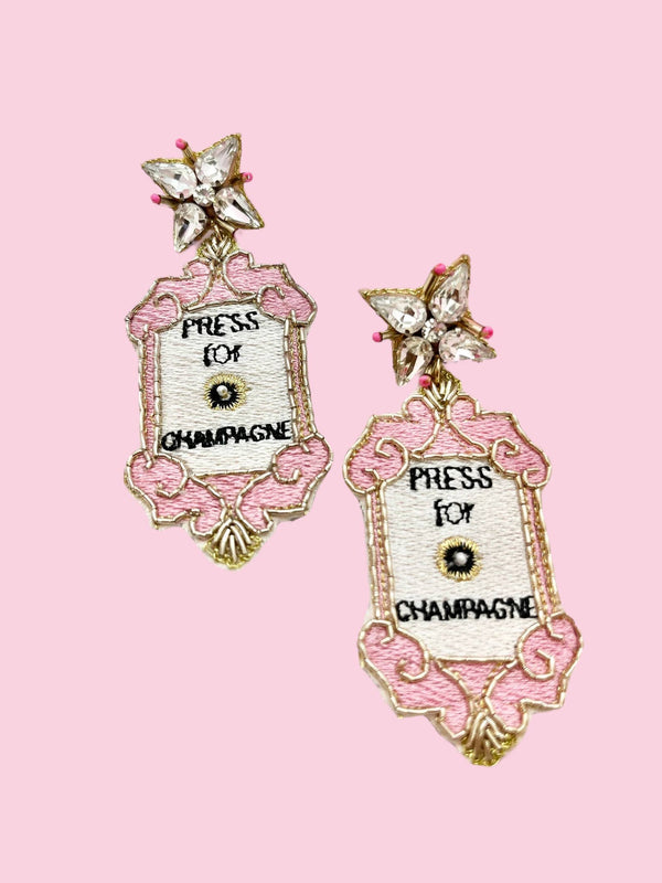 Press For Champagne Earring