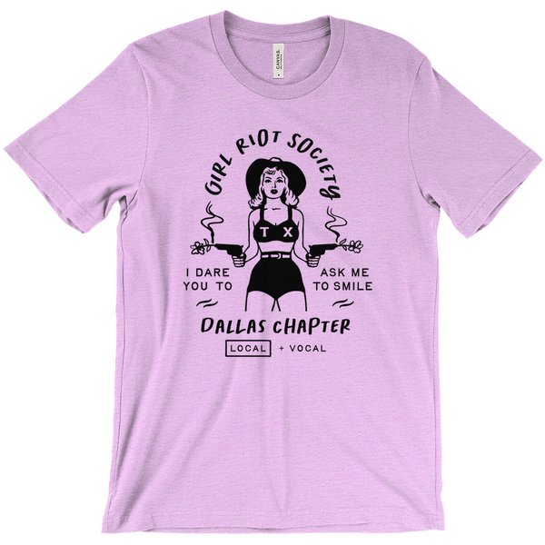 Girl Riot Society - Dallas Chapter - Heather T Shirt