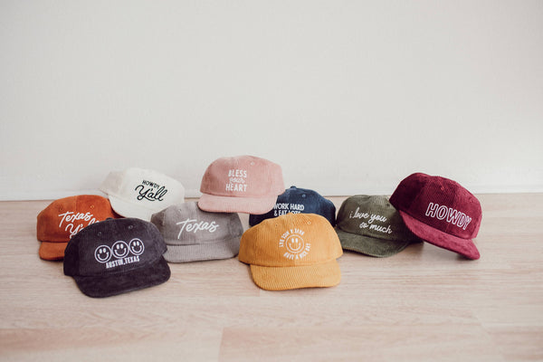 Waco Cursive Corduroy Cap