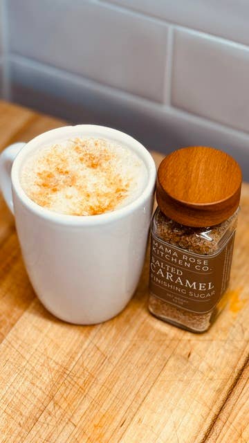 Small Batch Salted Caramel Finishing Sugar