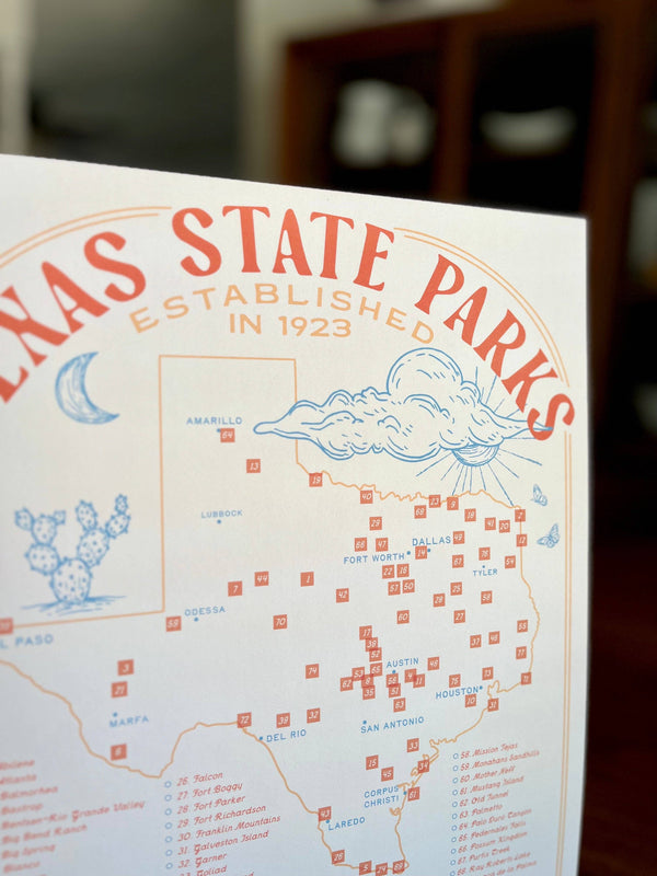 Texas State Park Map