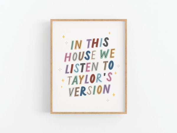 Taylor’s Version Art Print