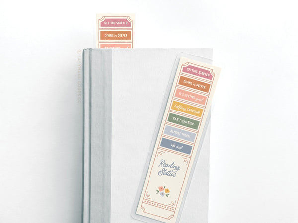 Reading Status Laminated Bookmark