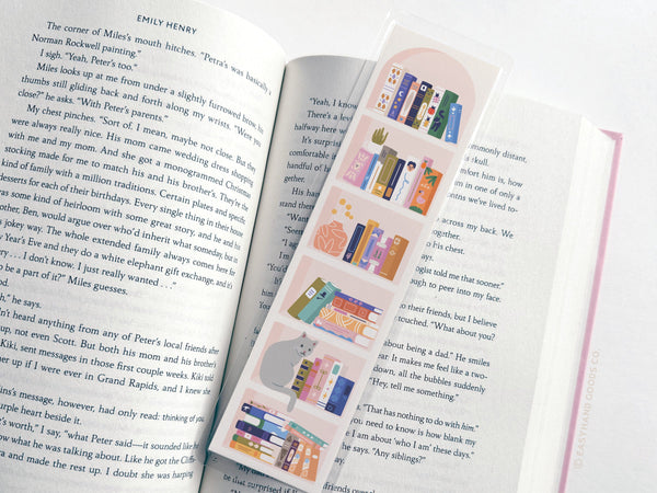 Home Library Laminated Bookmark