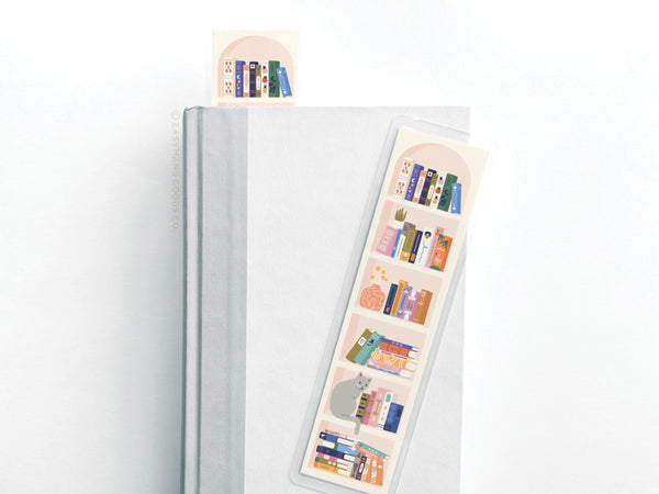 Home Library Laminated Bookmark