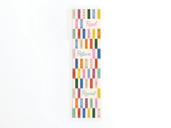 Read Return Repeat Laminated Bookmark