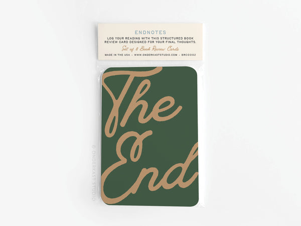 Endnotes Book Review Card Set