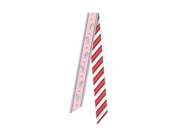 Candy Cane Lane Skinny Scarf