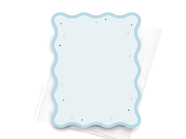 Wavy Die Cut TS 1989 Notecard