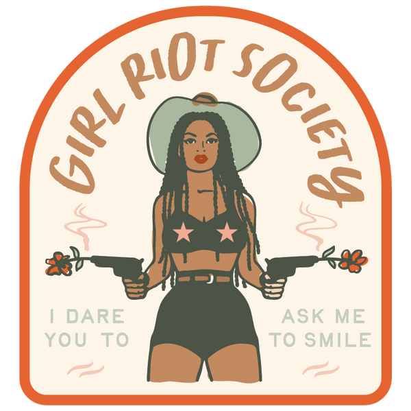 Girl Riot Society Die Cut Sticker - Eliza