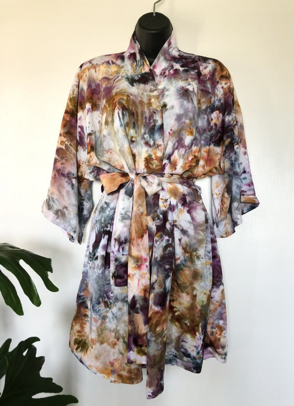 Dyed Short Robe - 4