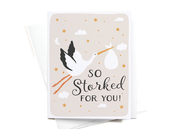 So Storked For You Greeting Card - RS