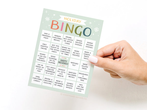 Holiday Bingo Greeting Card - HS