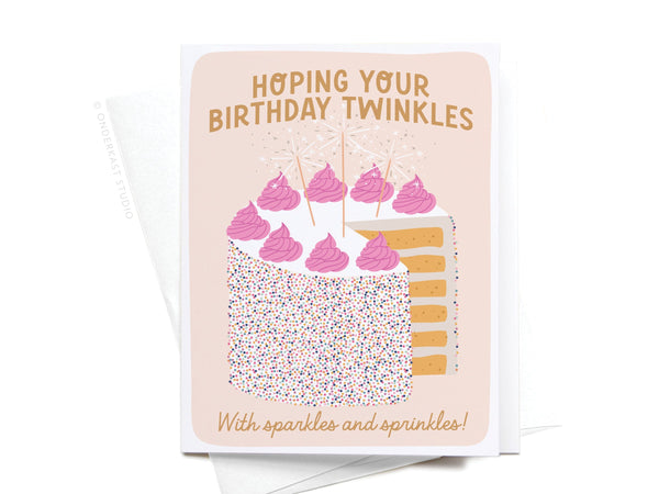 Birthday Sparkles and Sprinkles Greeting Card - RS