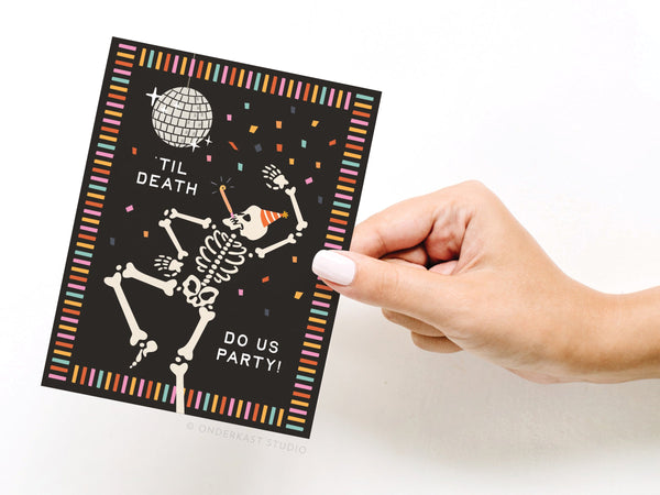 'Til Death Do Us Party Greeting Card – HS