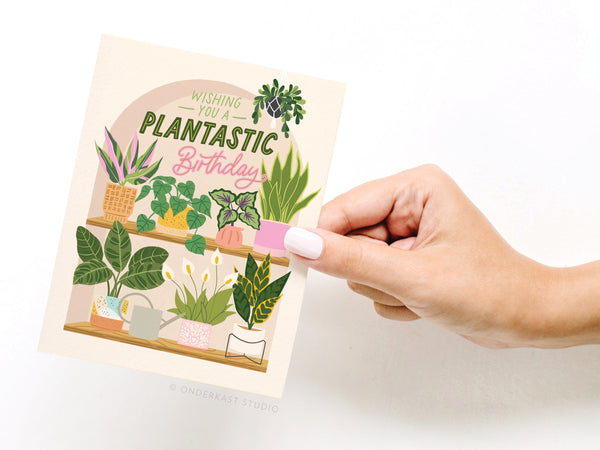 Wishing You a Plantastic Birthday Greeting Card – RS