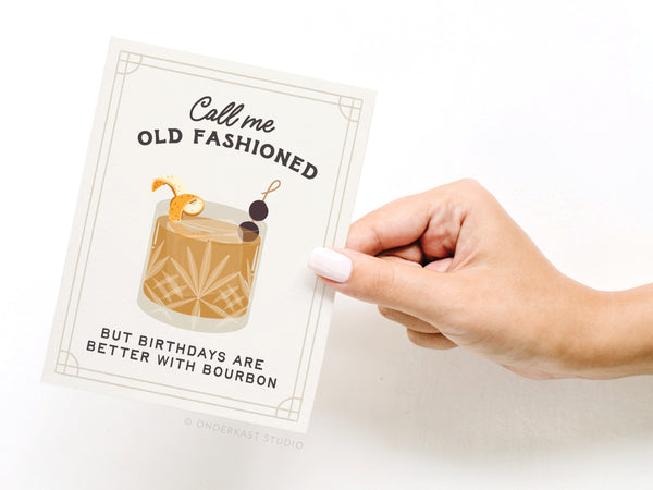 Call Me Old Fashioned Greeting Card - RS