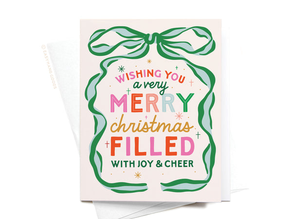 Wishing You a Very Merry Christmas Greeting Card - HS