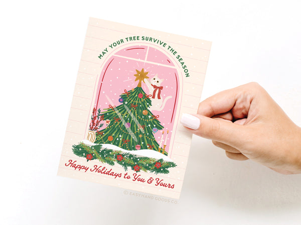 May Your Tree Survive the Season Greeting Card - HS