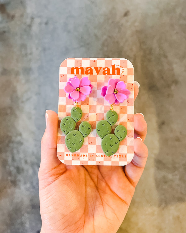 Prickly Pear Flor Earrings