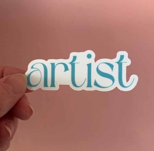 Artist Vinyl Sticker