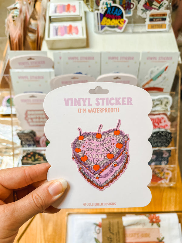 It's a Good Day To Read Vinyl Sticker