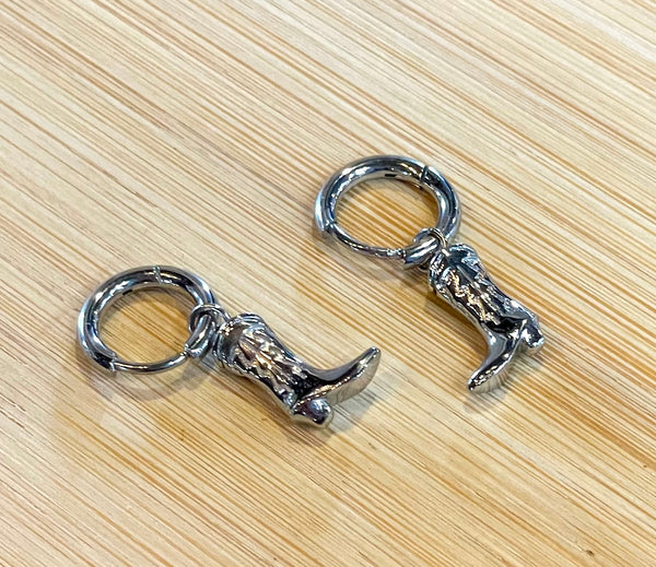 The Classic Cowgirl Collection - Cowboy Boot Huggie Earrings- Wholesale