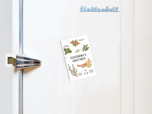 Seasoning’s Greetings Refrigerator Magnet