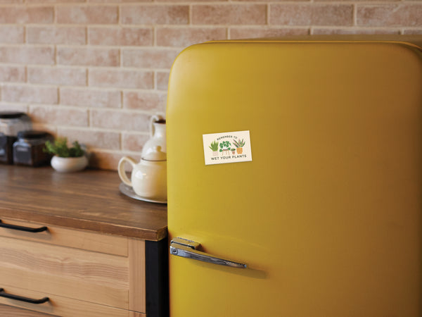 Remember to Wet Your Plants Refrigerator Magnet