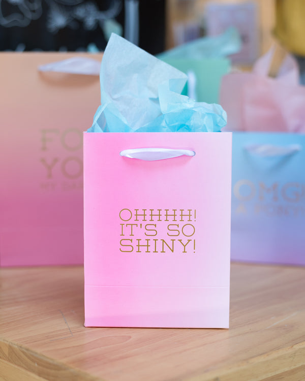 Small Gift Bag - OHHH! IT'S SO SHINY!