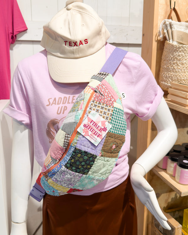 Patchwork Quilted Fanny Pack - Medium