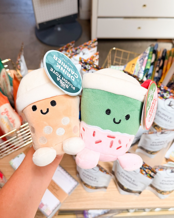 Milk Tea Plush Boba Tote