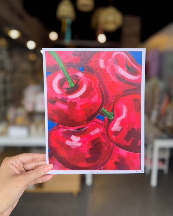 Cherry Disco Art Print