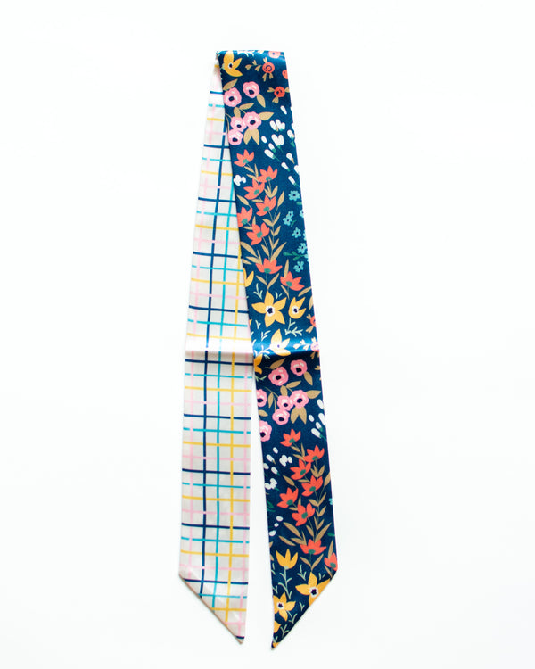 Night Bloom Skinny Scarf