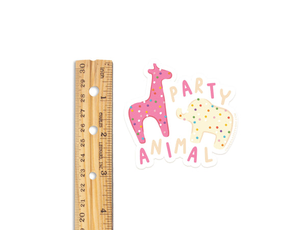 Frosted Party Animal Cookies Sticker