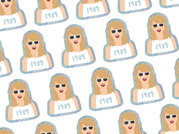 TS 1989 Glitter Sticker