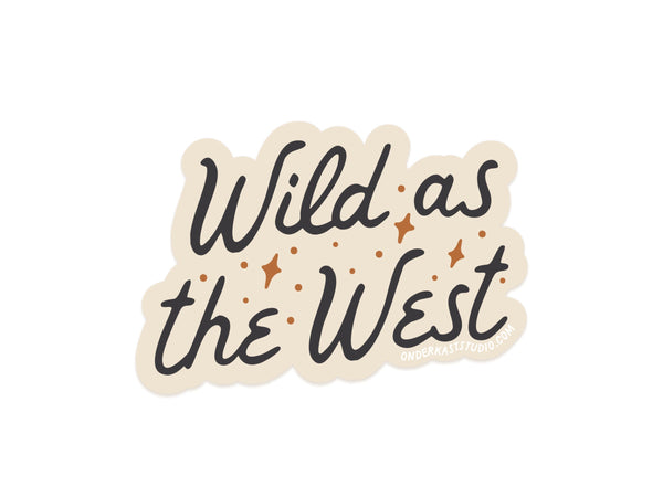 Wild As The West Sticker