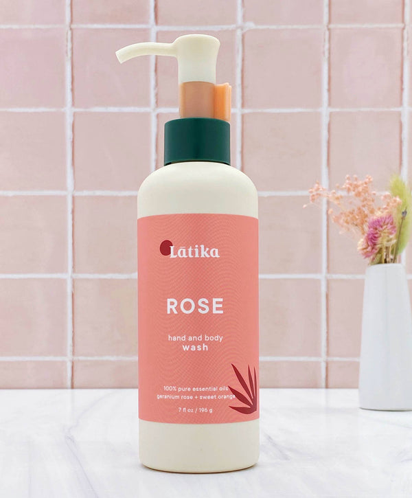 Rose Organic Essential Oils Hand and Body Wash